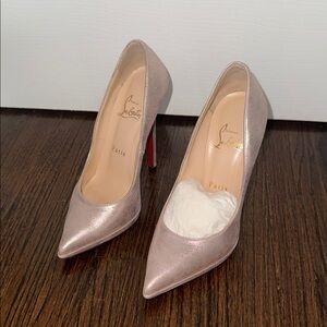 Christian Louboutin Metallic Pink Heels
